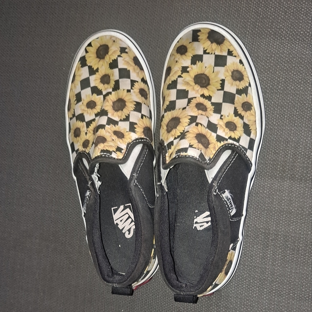 Sunflower Girls Van's Shoes Size 3